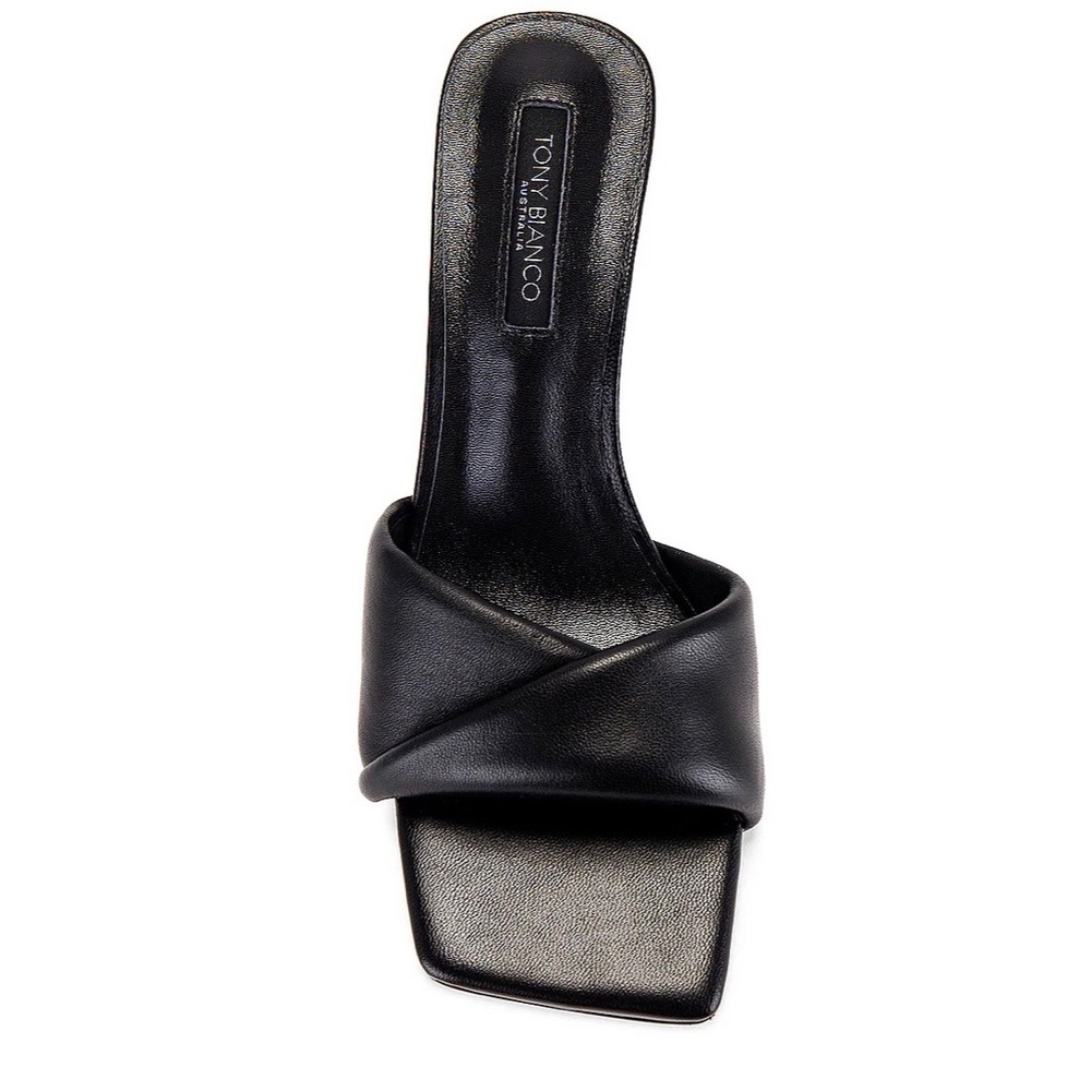 Tony Bianco Black Heeled Sandals - Picture 4 of 9